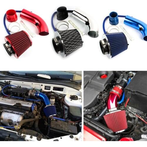 Universal Race Car Air Intake Filter, Aluminum Pipe, GM Power Flow Kit