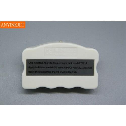 High quality 5710 5290 Maintenance Tank chip resetter for Epson WF-C5210 C5710 C5290 C5790 PX-S884 tank resetter