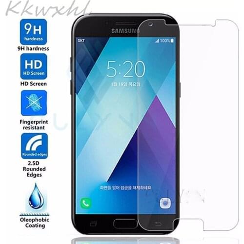 9H Tempered Glass for Samsung Galaxy A7 2017 A720F A720F/DS A720 GLASS Protective Film Screen Protector cover