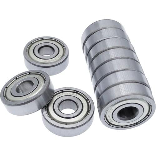 10pcs/lot 6200ZZ bearing 6200 6200Z 10*30*9mm carbon steel deep groove ball bearings