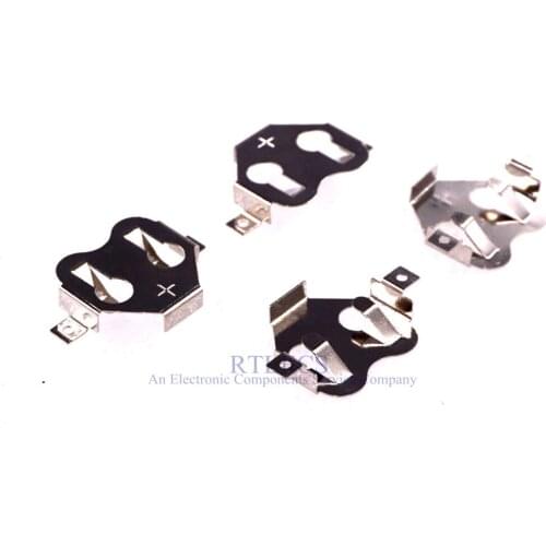 100pcs Diameter 16.0 mm CR1632 1620 1616 1612 Battery Button Cell Holder SMD SMT Battery Socket Connector PCB Surface Mount