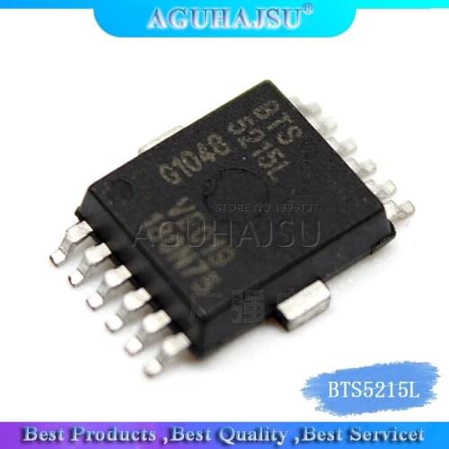 2PCS BTS5215L BTS5215 5215L 5215 HSOP12 Intelligent high-side power switch chip Two-channel automotive computer board chip
