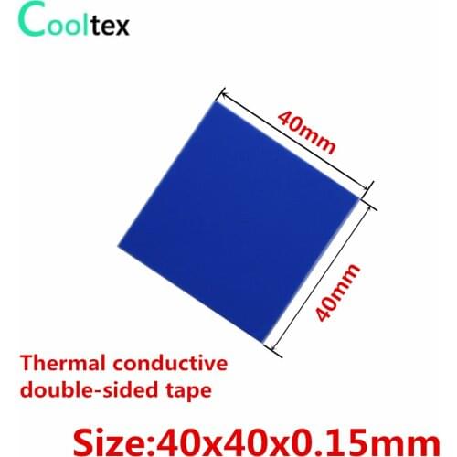 30pcs 40x40mm Thermally Conductive Adhesive Transfer Double Sided Tapes sticker For Electronic Heatsink Radiator Led Cooling