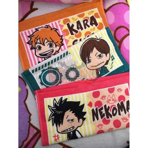 Cosplaylegend Anime volleyball Haikyuu!! hinata shouyou Kodume Kenma Aone Takanobu Nekoma Datekogyo Karasuno Pure cotton towel