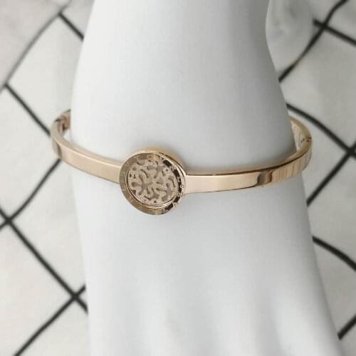 European and American classic brands luxury woman bangle steel
