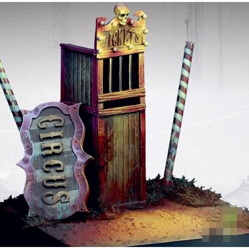 1/32 54mm Resin Model figure GK CALAMITY CIRCUS Scenes Unassembled and unpainted kit