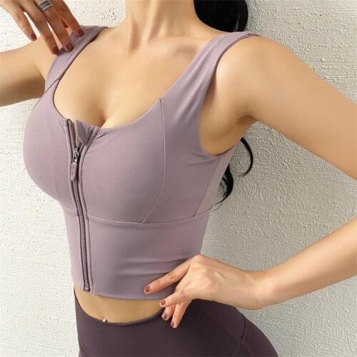 LANTECH Sports Bra Push Up Joggings Padded Yoga Sportswear Squat Training Women Lifting Clothes Fitness Gym Bra Workout