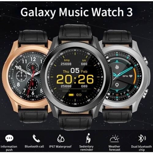2021 New Full Touch Smart Watch Men IP68 Waterproof Galaxy Watch3 Bluetooth Call Sports Fitness Smart Watch For Samsung iphone