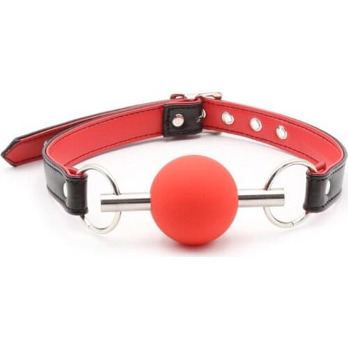 New Red Silicone gag BDSM Bondage Fetish Mouth Restraints Sex products Adults games Sex toy for women adult toy