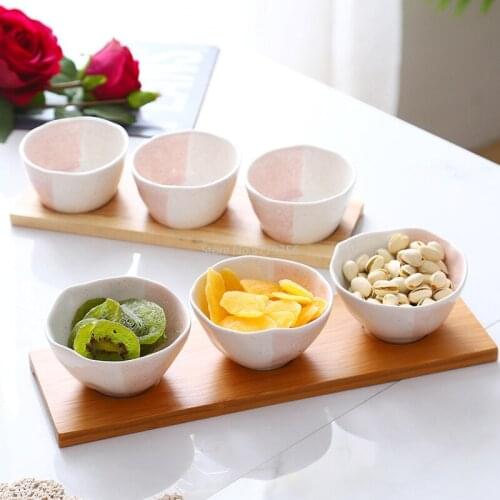 Simple Creative Kiln Glazed Seasoning Dish Consumer and Commercial Baking Dessert Salad Dipping Dish Snack Dried Fruit Dish
