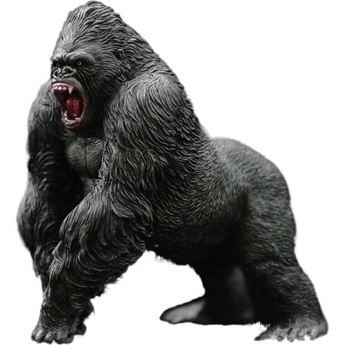 In Stock Rebor 2020 Alpha Male Mountain Gorilla Z Patriarch Classic Toys For Boys Animal Model Black Color Version