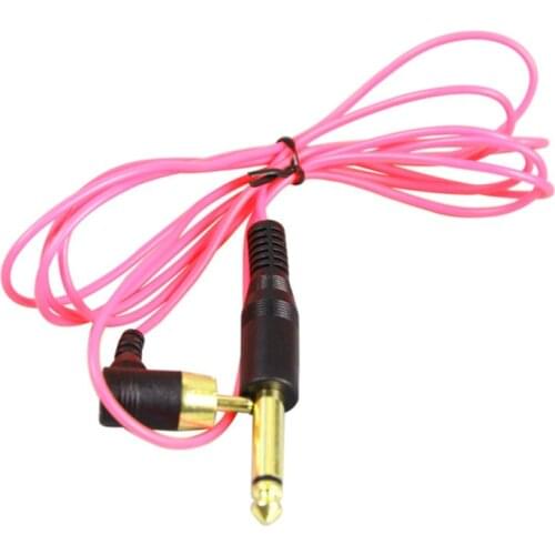 Tattoo Supplies Right Angle Tattoo Clip Cord RCA Cable Line Connector Tattoo Machine Power Supply Accessory