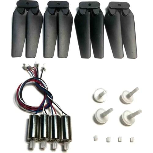 S89 pro Spare Parts Fit For Rc Drone s89 Rc Quadcopter Engines motors Propeller Blades gear kit
