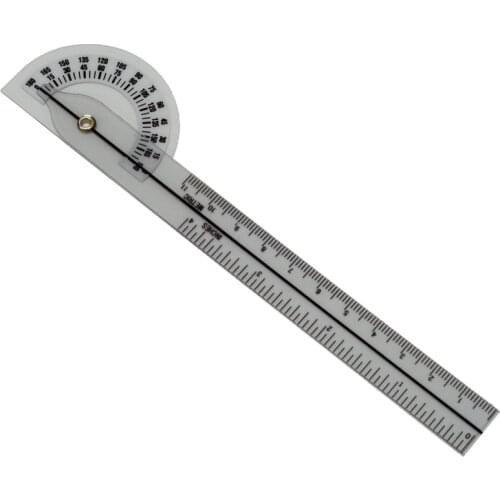 1 pcs 17CM Medical Goniometer plastic protractor 180 deg. angle ruler finger ruler