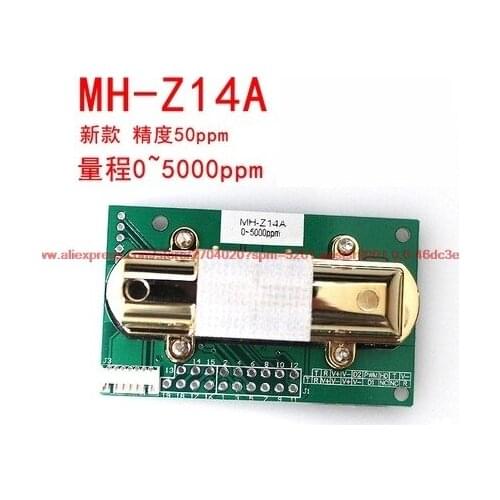 100% original infrared carbon dioxide sensor module MH-Z14A, serial port, analog output, environmental monitoring