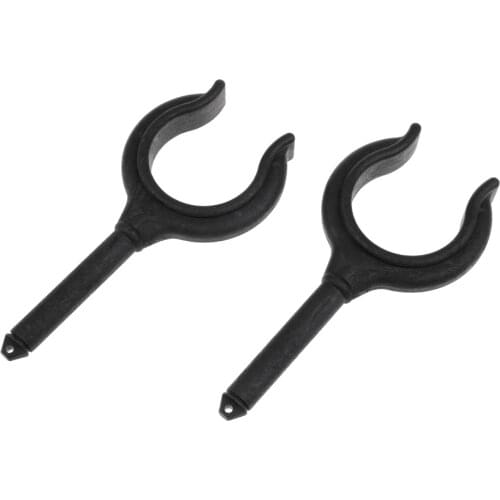 2Pcs Nylon Marine Boat Dinghy Oar Lock Rowlock Side Mount Fits 1 3/4" Oars