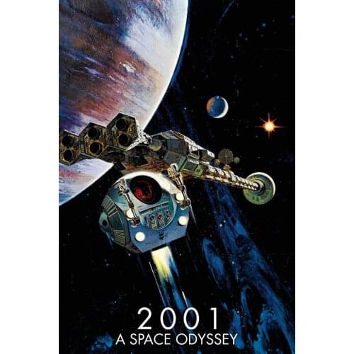 2001 A Space Odyssey Movie Art print Silk poster Home Wall Decor