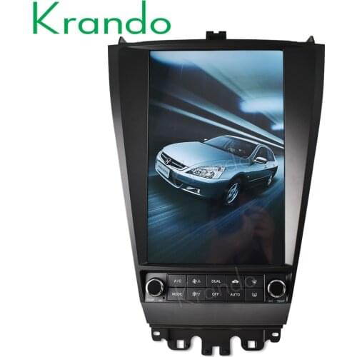 Krando Android 9.0 12.1" Tesla Vertical screen car radio player for Honda accord 7 2003-2007 gps navigation system