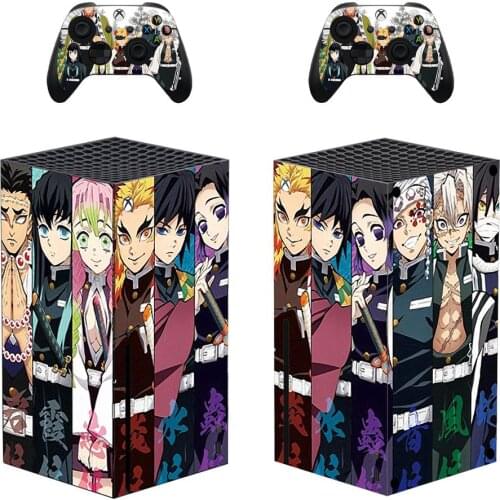 Demon Slayer Skin Sticker Cover for Xbox Series X Console and Controllers Series X Skin Sticker Decal Vinyl
