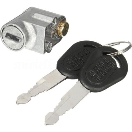 Electrombile Battery Safety Pack Box Lock 2 key for Motorcycle Electric Bike Scooter E-bike Battery Lock