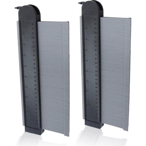 10 Inch Contour Gauge with Lock Widen 133mm ABS Template Profile Edge Corner Shape Duplicator Measuring Tool