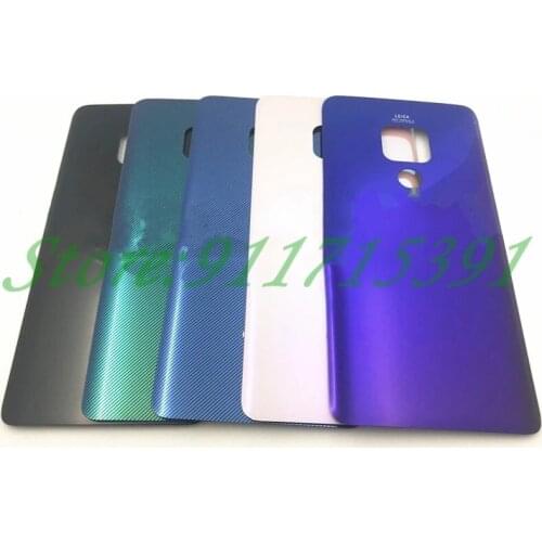 For Huawei Mate 20 Lite Battery Cover Back Glass Panel Rear Door Housing Case For Huawei Mate 20 Pro Battery Cover Mate20+Logo
