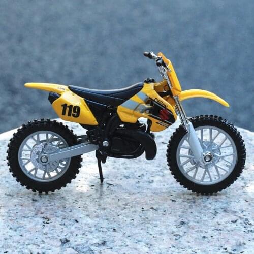 Maisto 1:18 SUZUKI RM250 Metal Motorcycle Diecast Bike Model Toy Collection Mini Moto