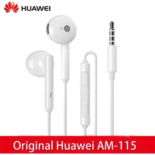 Huawei Honor AM115 Headset with 3.5mm in Ear Earbuds Earphone Speaker Wired Controller for Huawei P10 P9 P8 Mate9 Honor 8