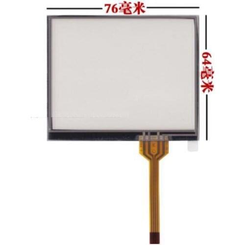 Original new 3.5''inch touch screen MP4 touch screen gps navigation touch screen MP5 long cable jack Tianma LCD 76*64
