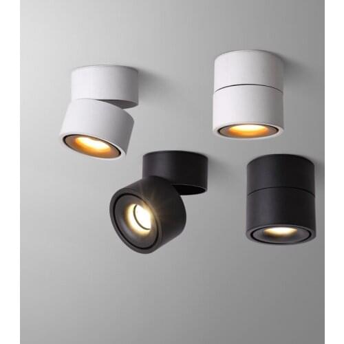 Surface Mounted Installation LED Downlight Ceiling Spotlight 7W 12W 15W Ceiling Light for Kitchen Living Room Bathroom