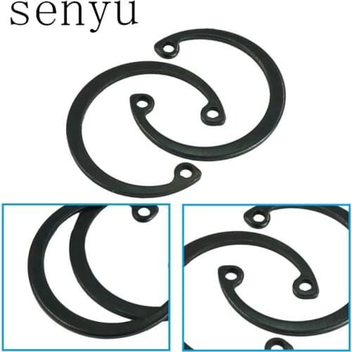 SENYU Free Shipping Black Carbon Steel Washer C Type Snap internal Retaining Ring Shaft Circlip