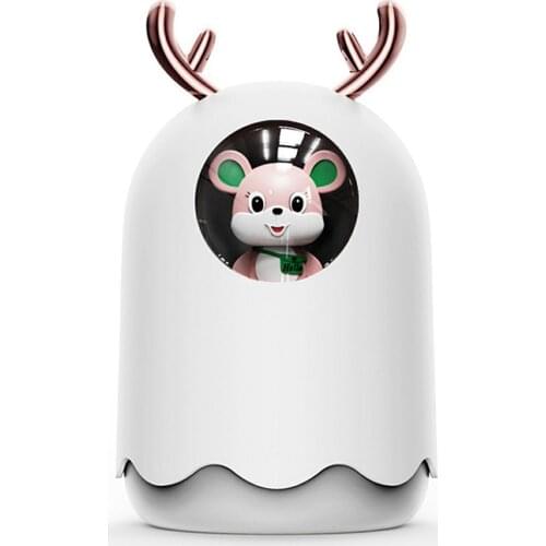 300ml Usb Ultrasonic Air Humidifier Aroma Essential Oil Diffuser Pet Aromatheraphy Humidifier With Romantic Light For Home