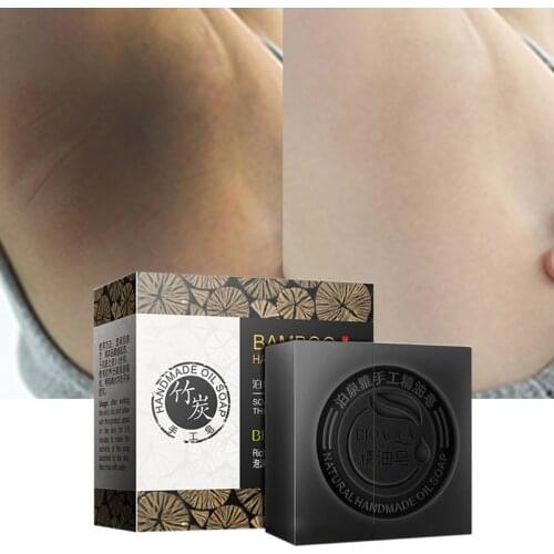 Women Private Intimate Bamboo Charcoal Vagina Whitening Soap Skin Oil-control