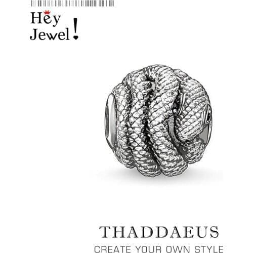 Beads Snake, Silver Beads Fits Bracelet Europe Necklace Jewelry Accessories Gift For Women & Men