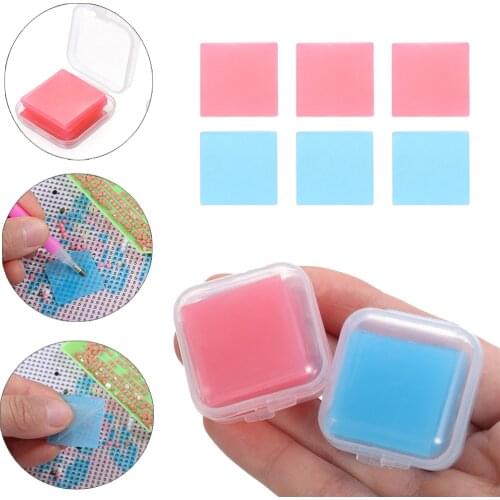 1Box Glue Clay DIY Diamond Painting Glue Embroidery Cross Stitch Drilling Mud Diamond Painting Storage Container Nail Tools