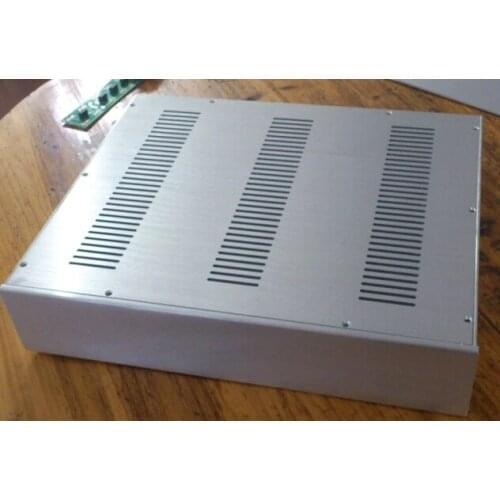 4809 Full aluminum chassis Amplifier Case Preamp enclosure DAC box silver
