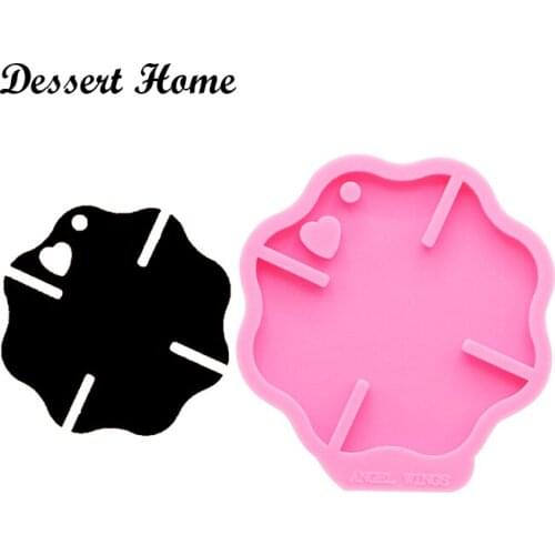 DY0182 Firefighter Badge Mold Jewelry Making Tools Keychain Resin Silicone Necklace Epoxy For Diy Liqui Earring Decoration Shiny