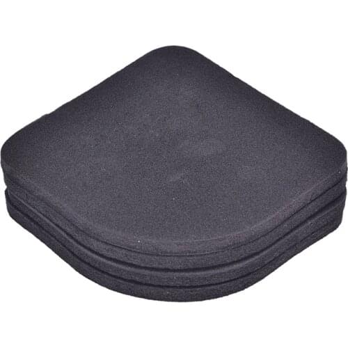 Hot! 4PCS Black Rubber Leg Anti-Vibration Non-Slip Mat Refrigerator Chair Desk Feet Mats Washing Machine Shock Absorbing Pads