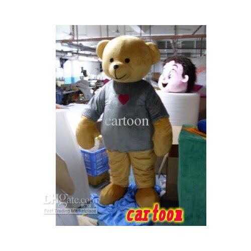 New Bear mascot costume brand new unisex adult Fancy Dress Hallowee Birthday Party Game Apparel Show Props Role Play
