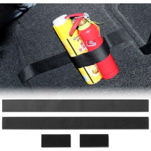 Cars Stickers Car Trunk Storage Bag Magic Tapes Fire Extinguisher Stickers for VW Polo Passat Golf 4 5 6 7 Jetta MK5 MK6 Tiguan