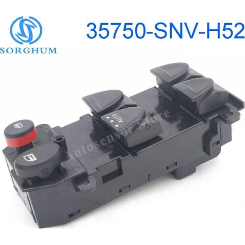 New SORGHUM 35750-SNV-H52 35750SNVH52 Fits Honda Civic 2006-2010 Electric Power Window Master Switch good quality