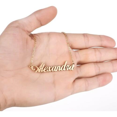Custom Necklace For Women Mans Personalized Choker Stainless Steel Pendant Couple Best Jewelry Gifts 2020 Drop Shipping Items