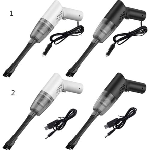 Portable Lightweight Home Car Carpet Cleaner USB Rechargeable Handheld Vacuum Cleaner Trash Remover Wet Dry Use Cleaning