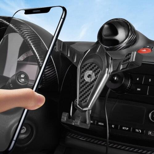 Car dashboard mobile phone holder charging holder navigation bracket Air outlet bracket For Smart 453 451 Fortwo Forfour