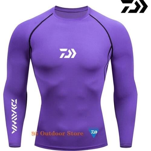 Daiwa Fishing Shirts Long Sleeve Uv Protection Summer Fishing Clothes Breathable Fishing Wear Men Clothing Fishing Jacket