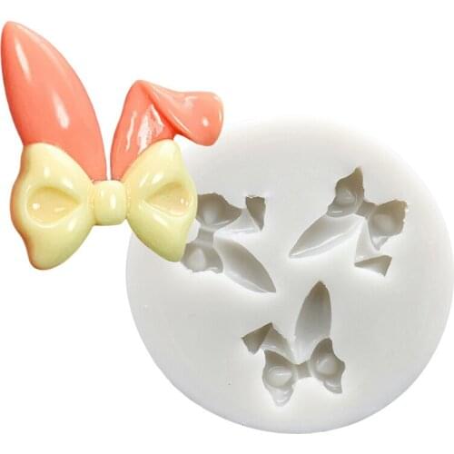 Bowknot Silicone Sugarcraft Mold Chocolate Cupcake Baking Fondant Cake Decorating Tools