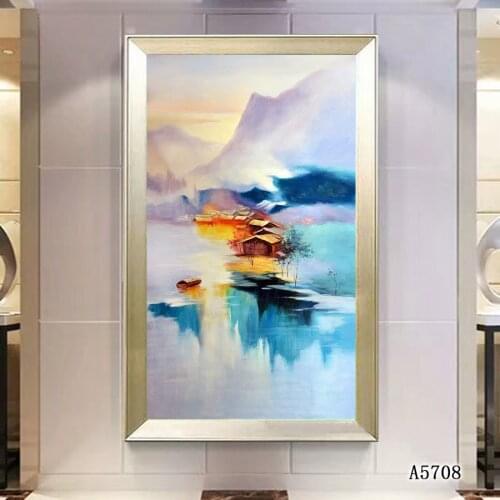 Modern Abstract Landscape Oil Canvas Painting Printing Decorative Art Painting Print on Canvas Wall Art Picture for Home Decor