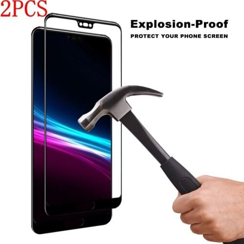 2PCS Full Glue Full Cover Tempered Glass For Huawei Honor 10 Screen Protector protective film For Huawei Honor 10 Honor10 glass