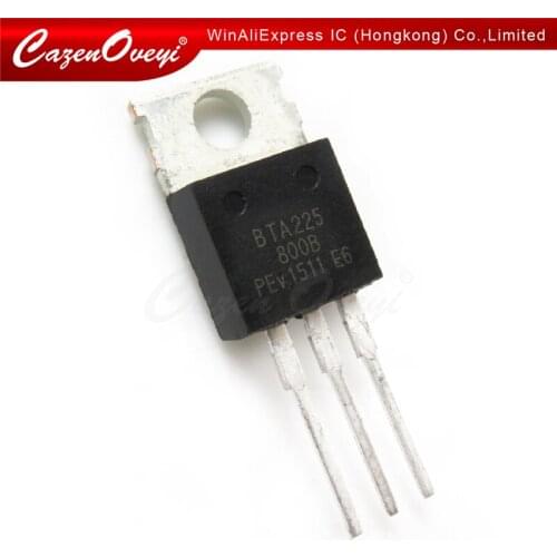 5pcs/lot BTA225-800B BTA225 TO-220 In Stock