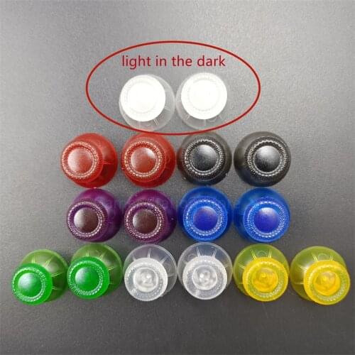 64pairs Colorful Plastic Thumbstick Cap for Playstation5 PS5 Controller Translucent color Joystick Cap replacement accessories